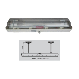 โคมนีออน กันฝุ่น กันระเบิด T8