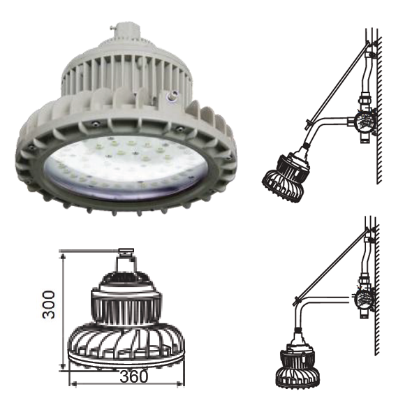 โคมไฟ Hi Bay กันระเบิด