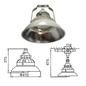 โคมไฟ ไฮเบย์ กันระเบิด 60w 100w