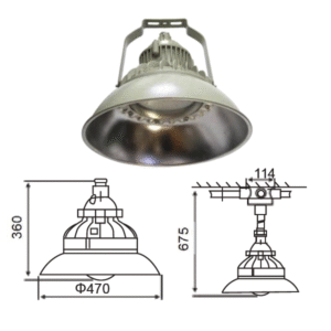 โคมไฟ ไฮเบย์ กันระเบิด Pendant