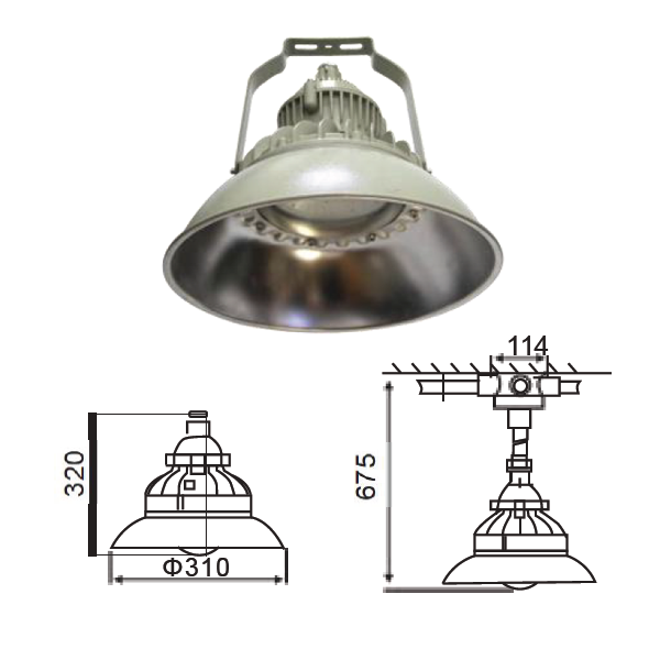โคมไฟ ไฮเบย์ กันระเบิด