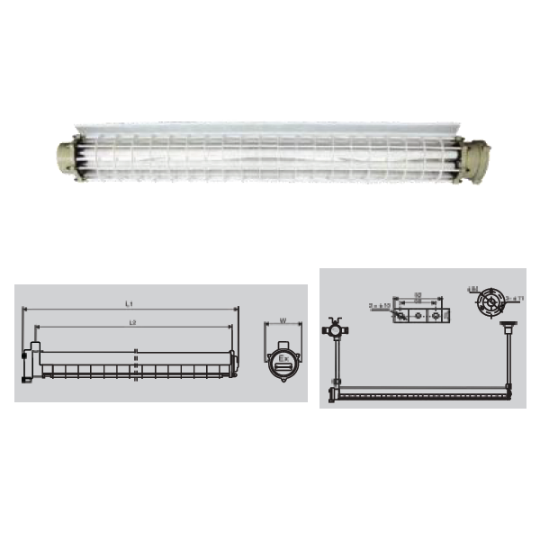 โคมไฟนีออนกันระเบิด