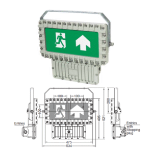 ป้ายไฟฉุกเฉิน กันระเบิด