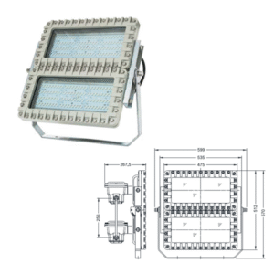 ฟลัดไลท์ LED กันระเบิด 200w 300w