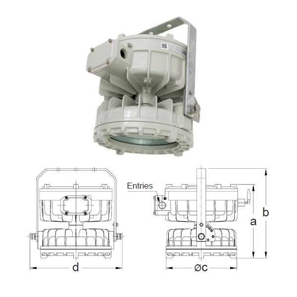 โคมไฟ ไฮเบย์ กันระเบิด 30w 240w