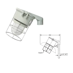 โคมไฟกันระเบิด ขั้ว E27 ยึดเสา
