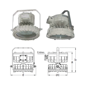 โคมไฮเบย์ กันระเบิด